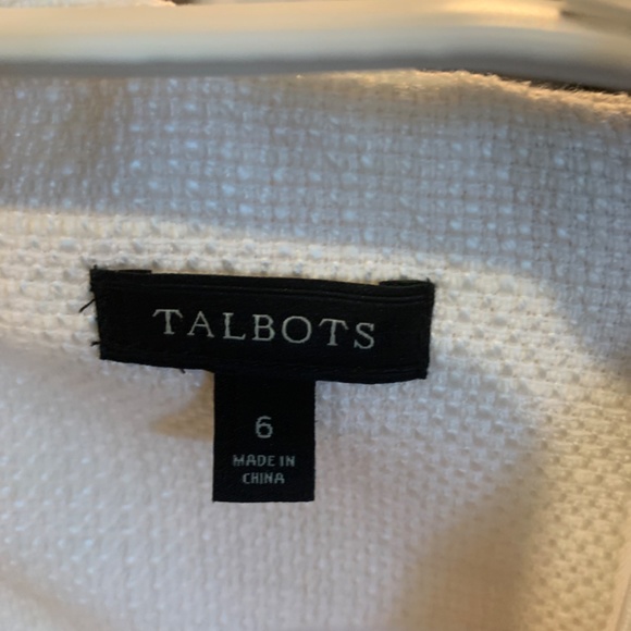 Talbots gorgeous textured dress. Worn once. 198 retail - Picture 2 of 6